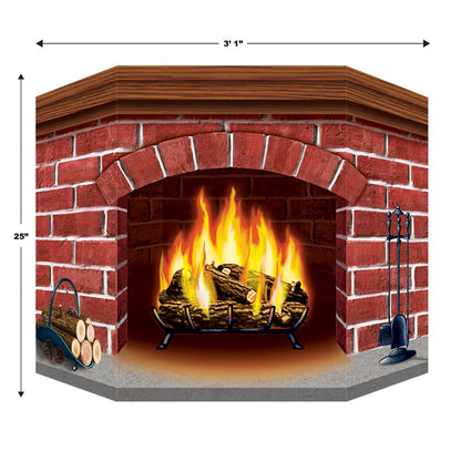 Beistle S22030AZ2 - Chimenea de ladrillo, Multicolor