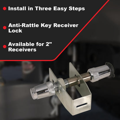 Trimax TAR300 Sistema de Bloqueo de Receptor con Llave de 5/8 Pulgadas antisonajero