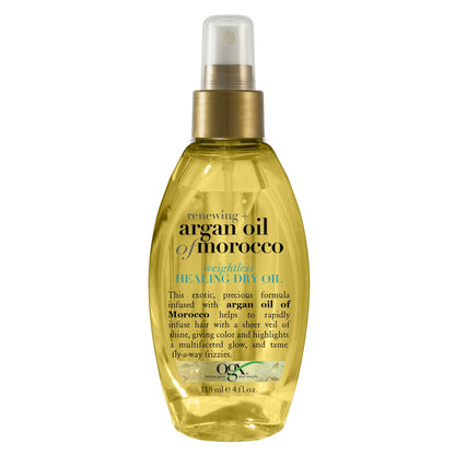 OGX Aceite Capilar Nutritivo de Coco - Argan Healing Dry Oil - 118 ml (Paquete de 1)