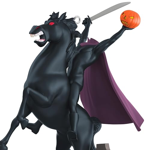 Hallmark - Adorno de Halloween 2025, Disney Las Aventuras de Ichabod y el Señor Sapo El Jinete Sin Cabeza, Decoraciones de Halloween