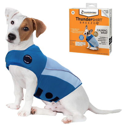 Thundershirt Breeze Chaleco Calmante para Perro - Azul-cielo - Pequeño