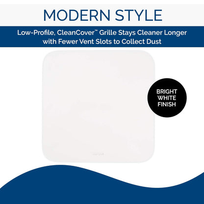 Broan-NuTone FG701S Universal CleanCover - Rejilla de escape para baño, color blanco