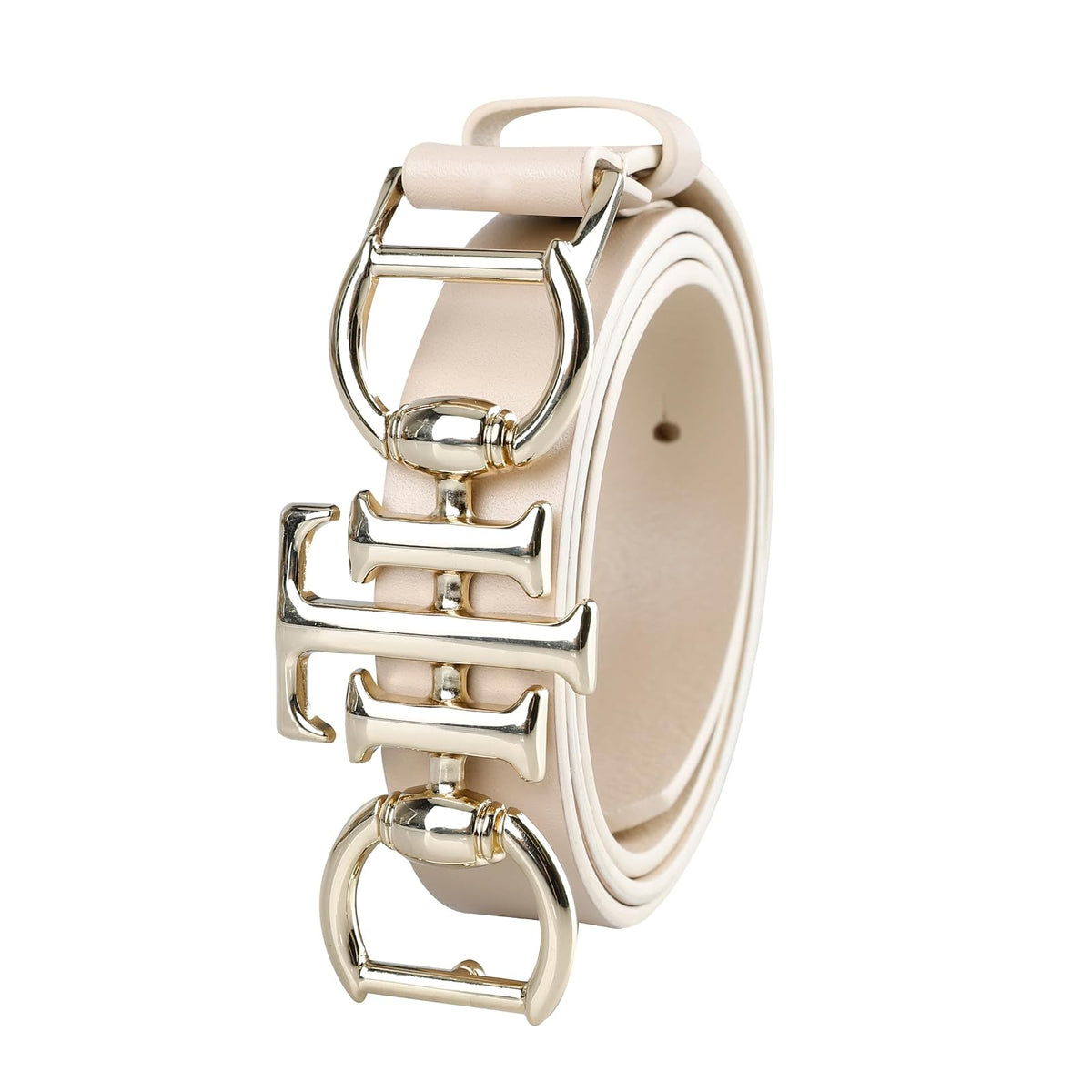 Tommy Hilfiger Th Horsebit Plaque Buckle Cinturón Mujer