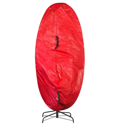 Elf Stor - Cubierta para árbol de Navidad de primera calidad, color rojo, tamaño mediano para árbol de 6 pies