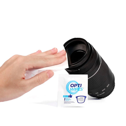 OPTI WIPES | 300 Toallitas húmedas Individuales para Lentes y Pantallas