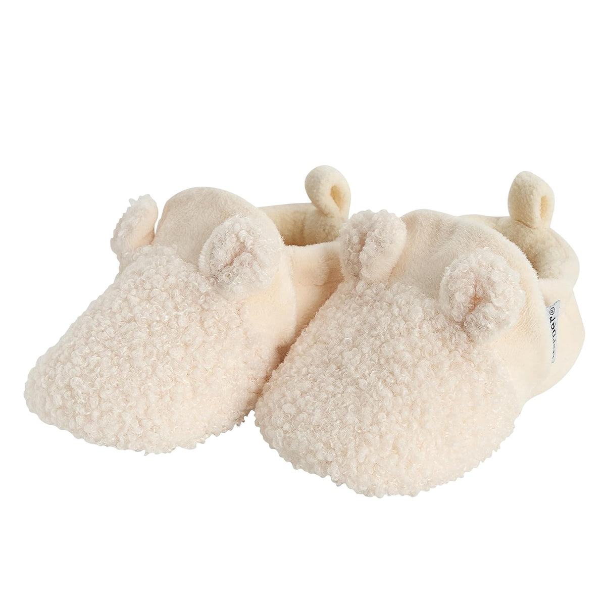 Gerber Botines suaves antideslizantes con forro polar con orejas Pantuflas para Unisex bebé