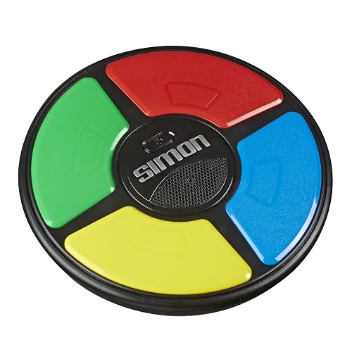 Hasbro Gaming Simon - Juego de Mesa de Memoria electrónica de Mano con Luces y Sonidos para niños a Partir de 8 años