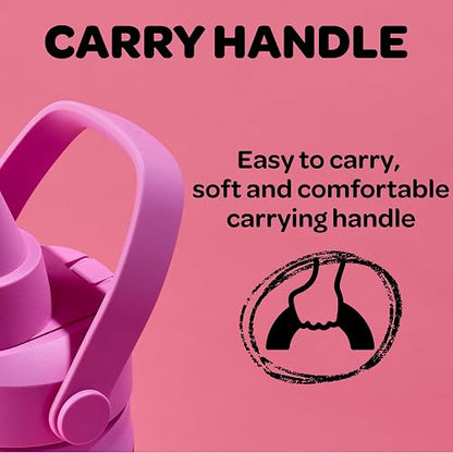 CamelBak Crayola Chug - Botella de agua de acero inoxidable, color rojo cereza, 16 onzas