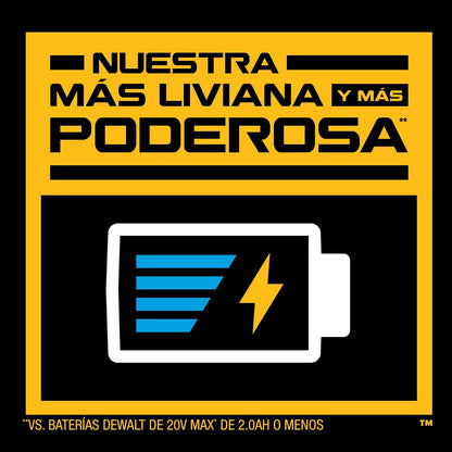 DEWALT Batería Portátil Powerstack 20V máx, 1.7Ah, DCBP034