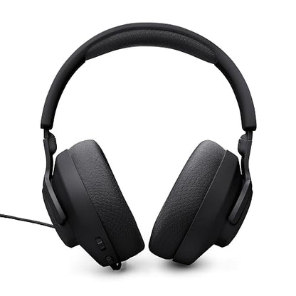 JBL Quantum 100M2 - Audífonos alambricos integrales para Gaming con Cable y micrófono Extraible con opción de silenciar - Negro