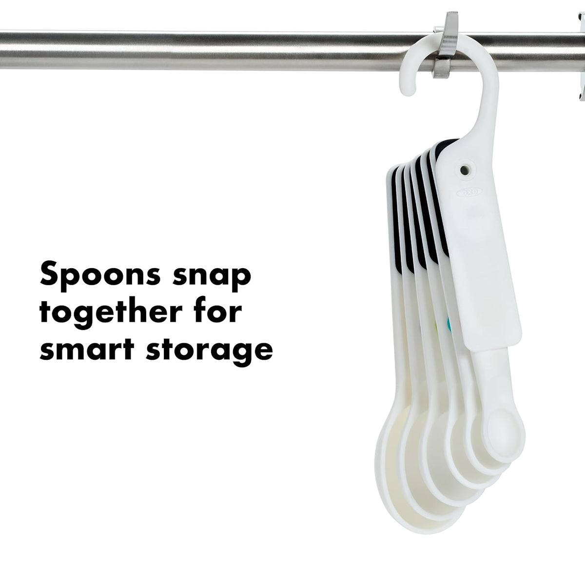 OXO Good Grips 6-Piece Plastic Measuring Spoons with added Scraper