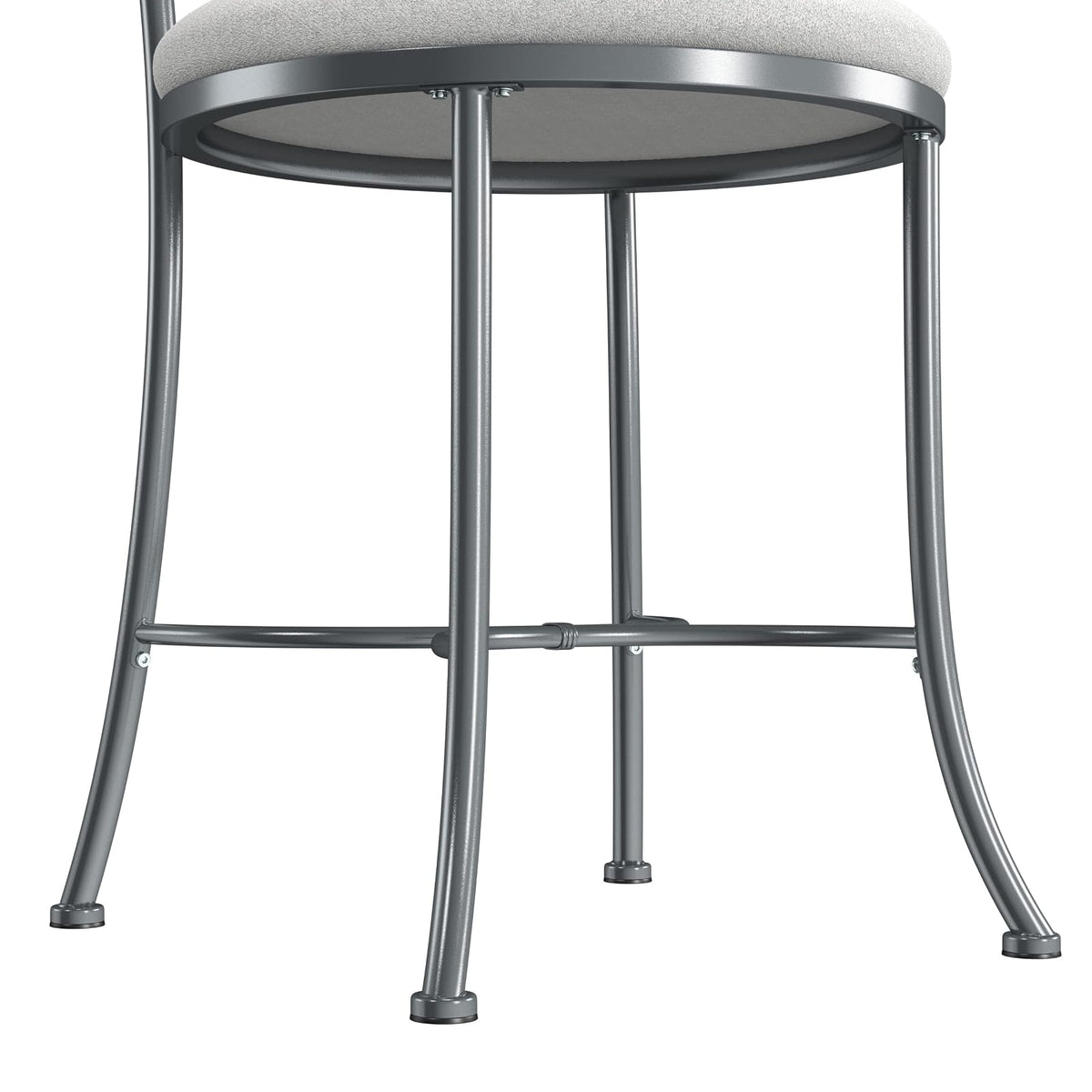 Hillsdale Furniture Dutton - Taburete de Cambiador, Chapado en Cromo