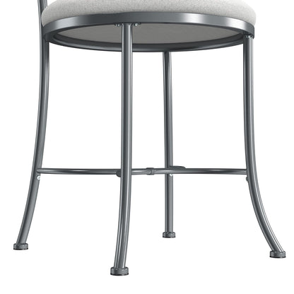 Hillsdale Furniture Dutton - Taburete de Cambiador, Chapado en Cromo