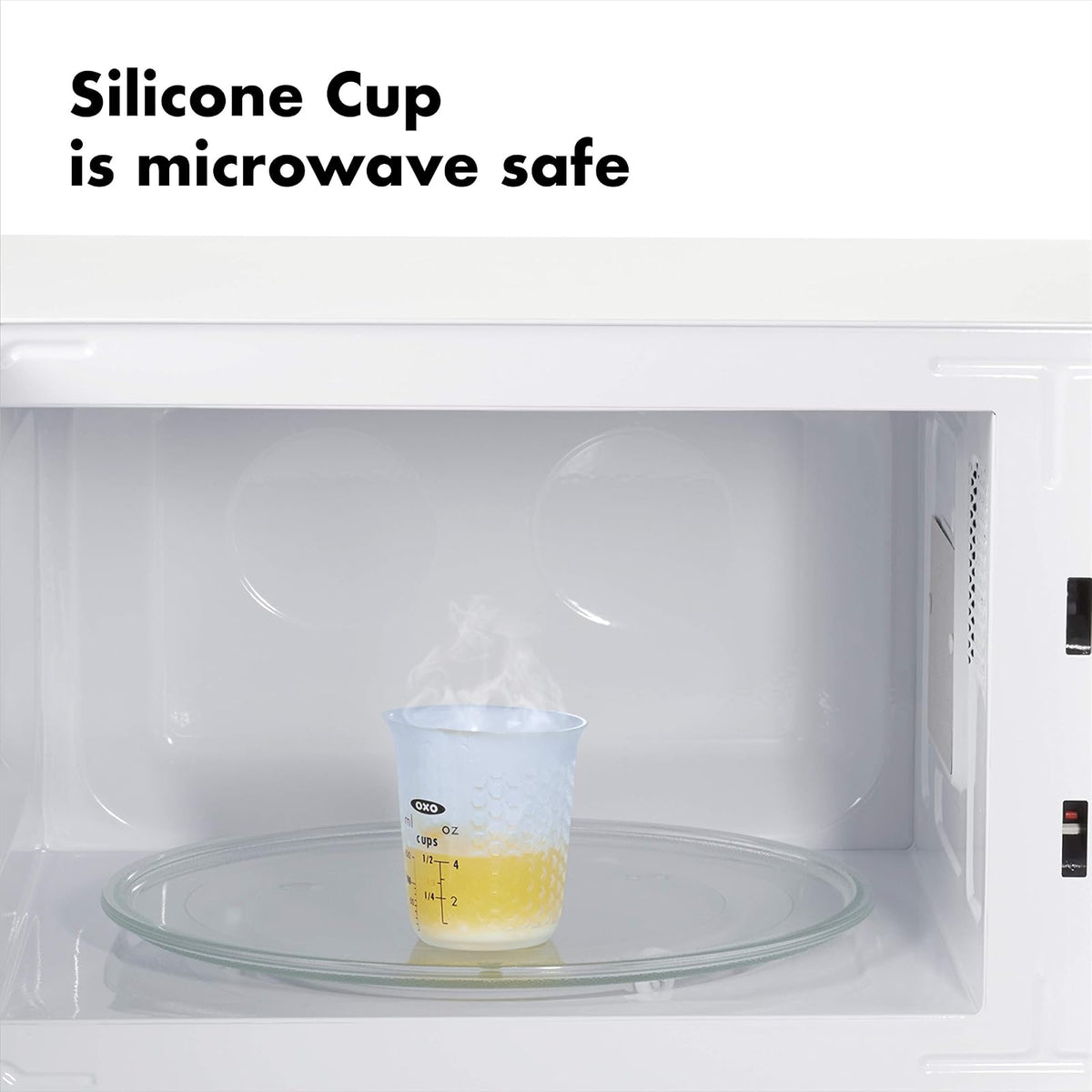 OXO 11161200 Mini Vaso Medidor Silicón Flexible, 150 ml