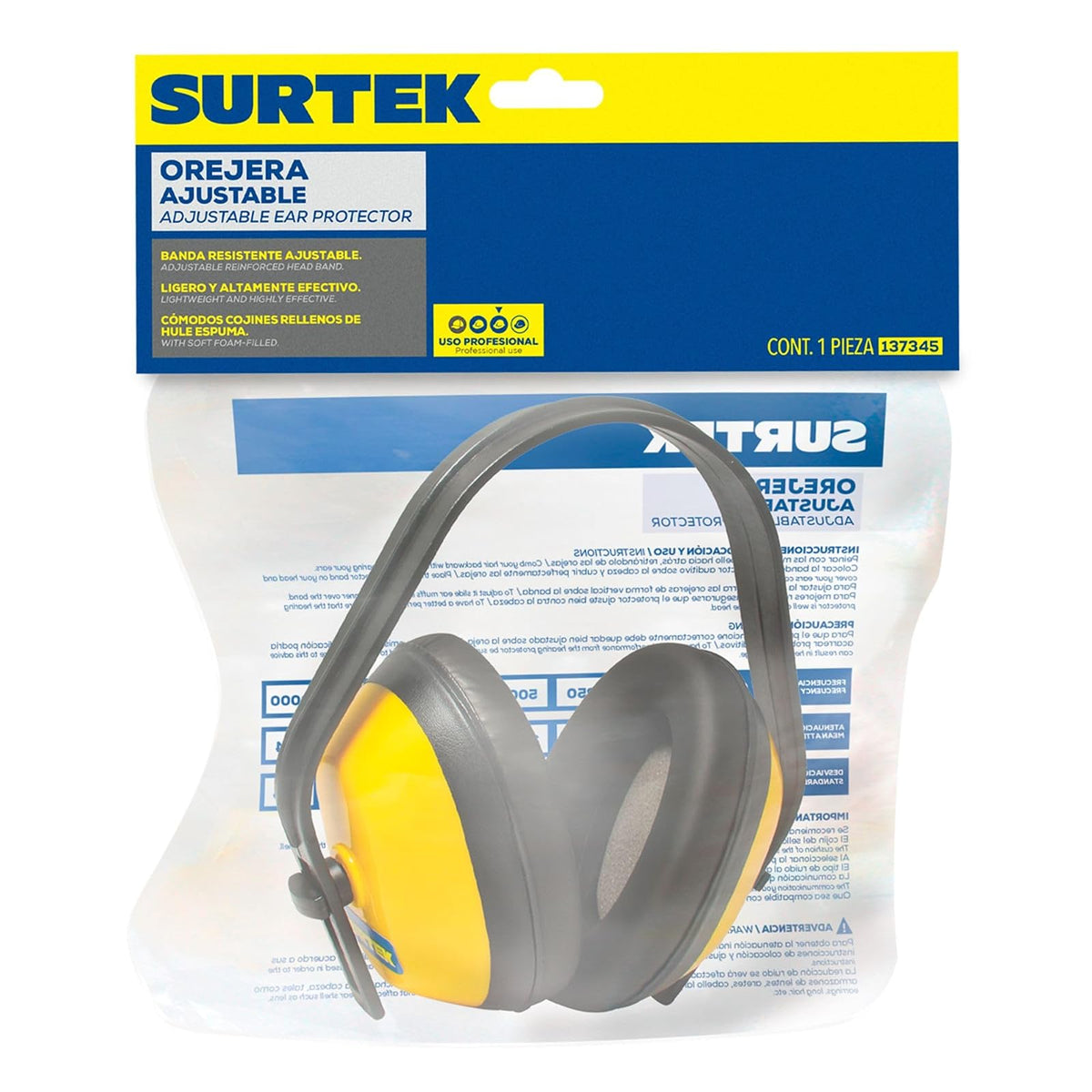 Orejera ajustable Surtek 137345