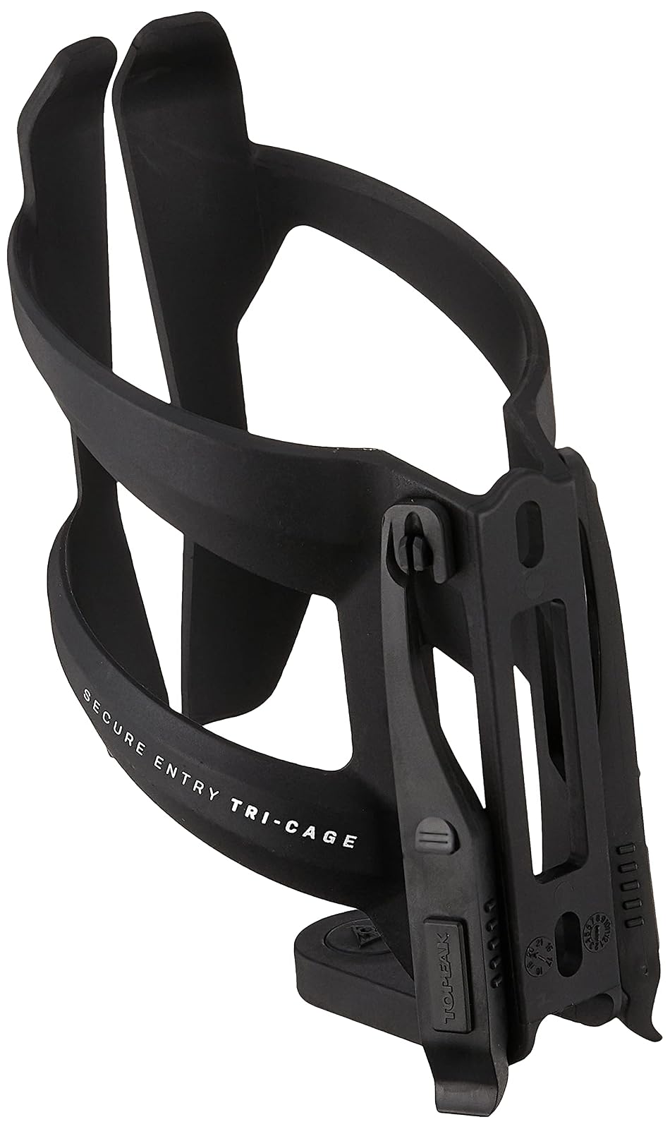 Topeak Tri-Cage para Bicicleta con palancas de neumáticos integradas, Color Negro, 5.8 x 9 x 3.2 Pulgadas / 5.8 x 3.5 x 3.2 Pulgadas