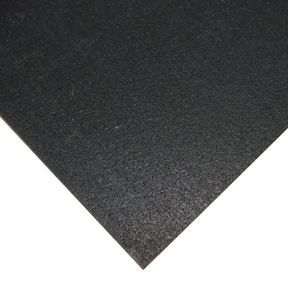 Rubber-Cal Elephant Bark - Tapete para Suelo, Color Negro, 0,9 cm x 10,1 cm x 2,2 m