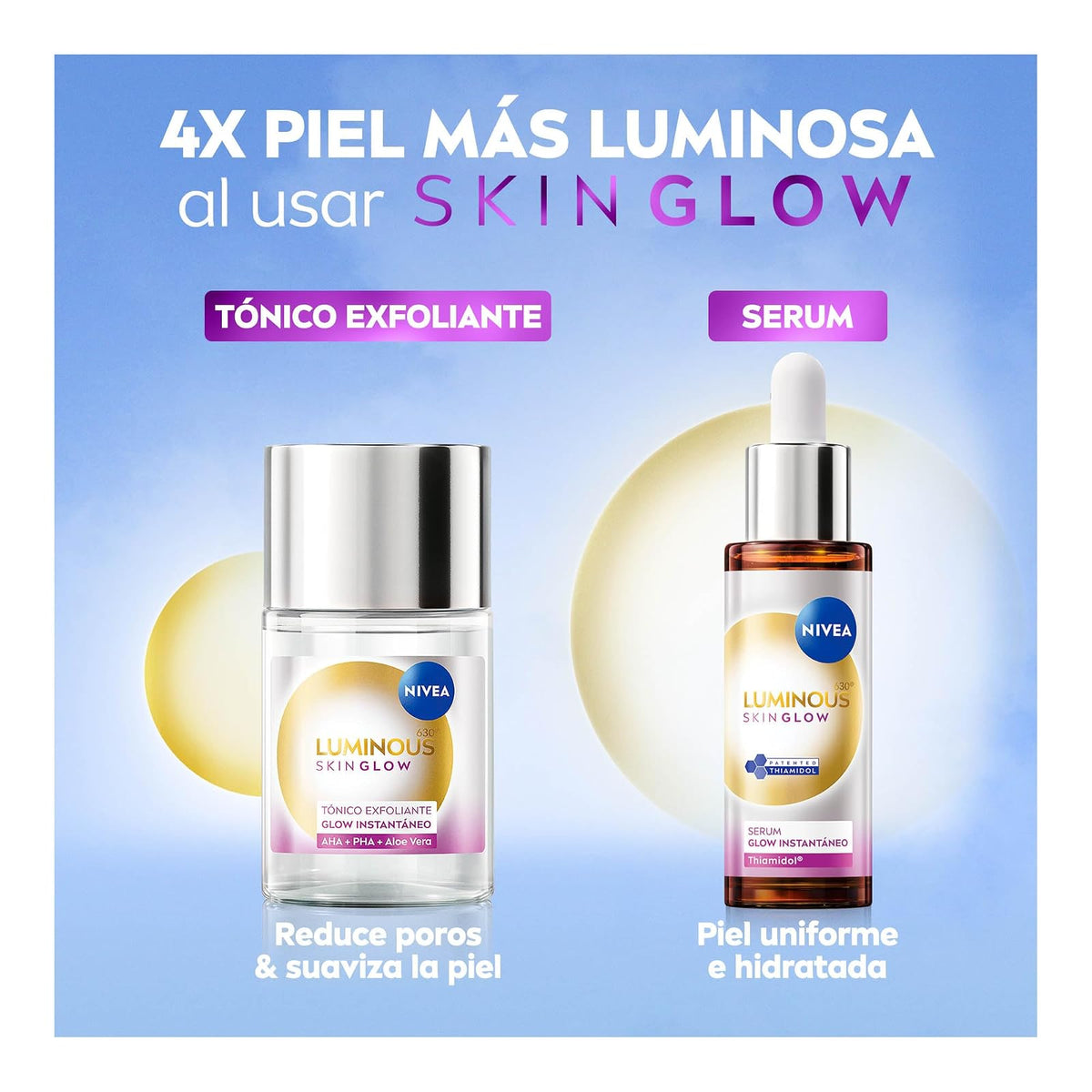 Nivea Serum + Tonic Glow Bundle
