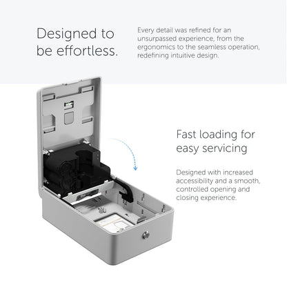 Kimberly-Clark Professional Icon™ Dispensador automático de jabón y desinfectante (58714), con Placa Frontal de diseño de Mosaico Blanco; 1 dispensador y Placa Frontal por Estuche