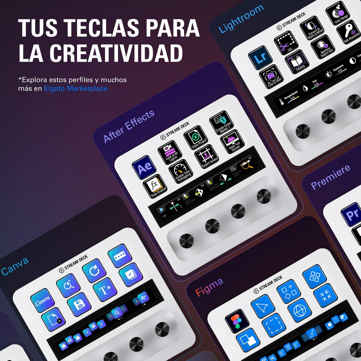 Elgato Stream Deck + White, mezclador y controlador