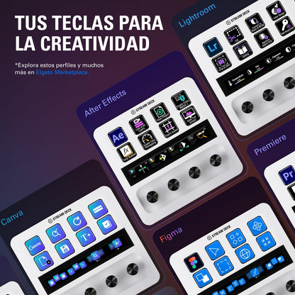 Elgato Stream Deck + White, mezclador y controlador