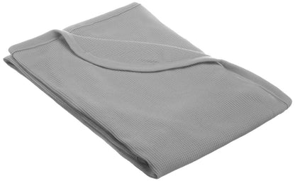 TL Care Manta térmica 100% algodón Natural, Gris, Suave, Transpirable, para niños y niñas