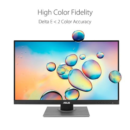 Asus Monitor ProArt 27" PA278QV, WQHD (100% sRGB, IPS, DisplayPort, HDMI, DVI-D, Mini DP, Verificado por Calman, Eye Care, pivote de inclinación, Altura Ajustable)