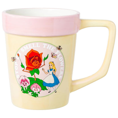 Silver Buffalo Taza de Cerámica Esculpida 3D Strawberry Shortcake, 591 ml - 20 Ounces - Alicia en el país de las maravillas: huele las flores