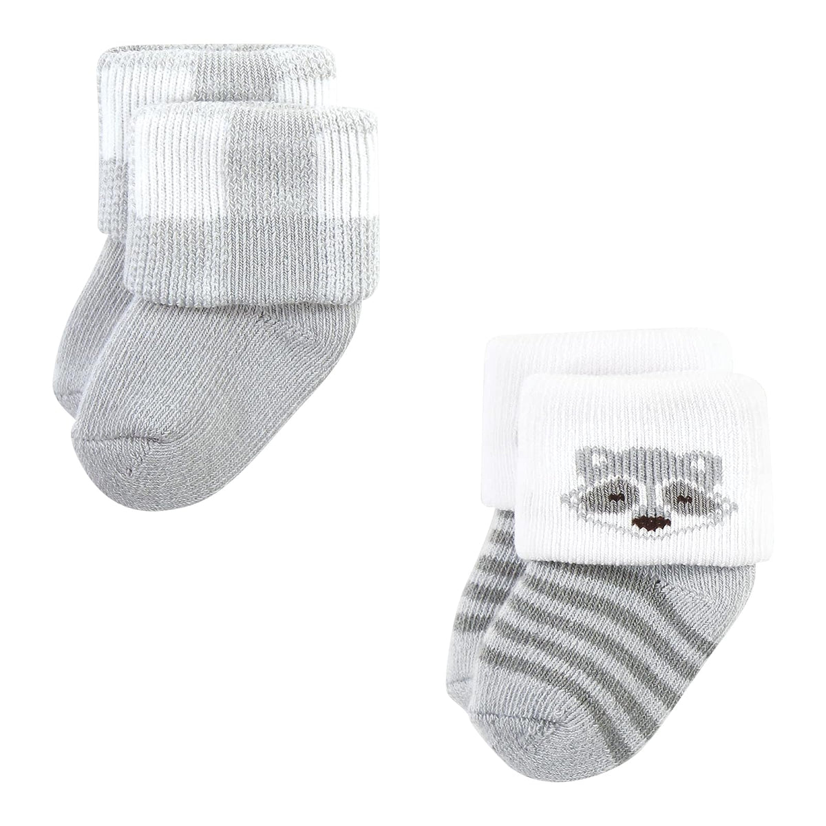 Hudson Baby Cotton Rich Newborn and Terry Socks Calcetín casualbebés niñas