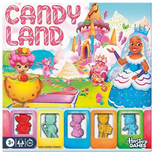 Hasbro Games Candy Land - Juego de Mesa para 2 a 4 Jugadores a Partir de 3 años