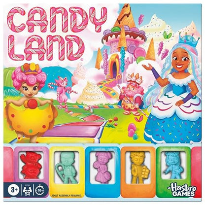 Hasbro Games Candy Land - Juego de Mesa para 2 a 4 Jugadores a Partir de 3 años