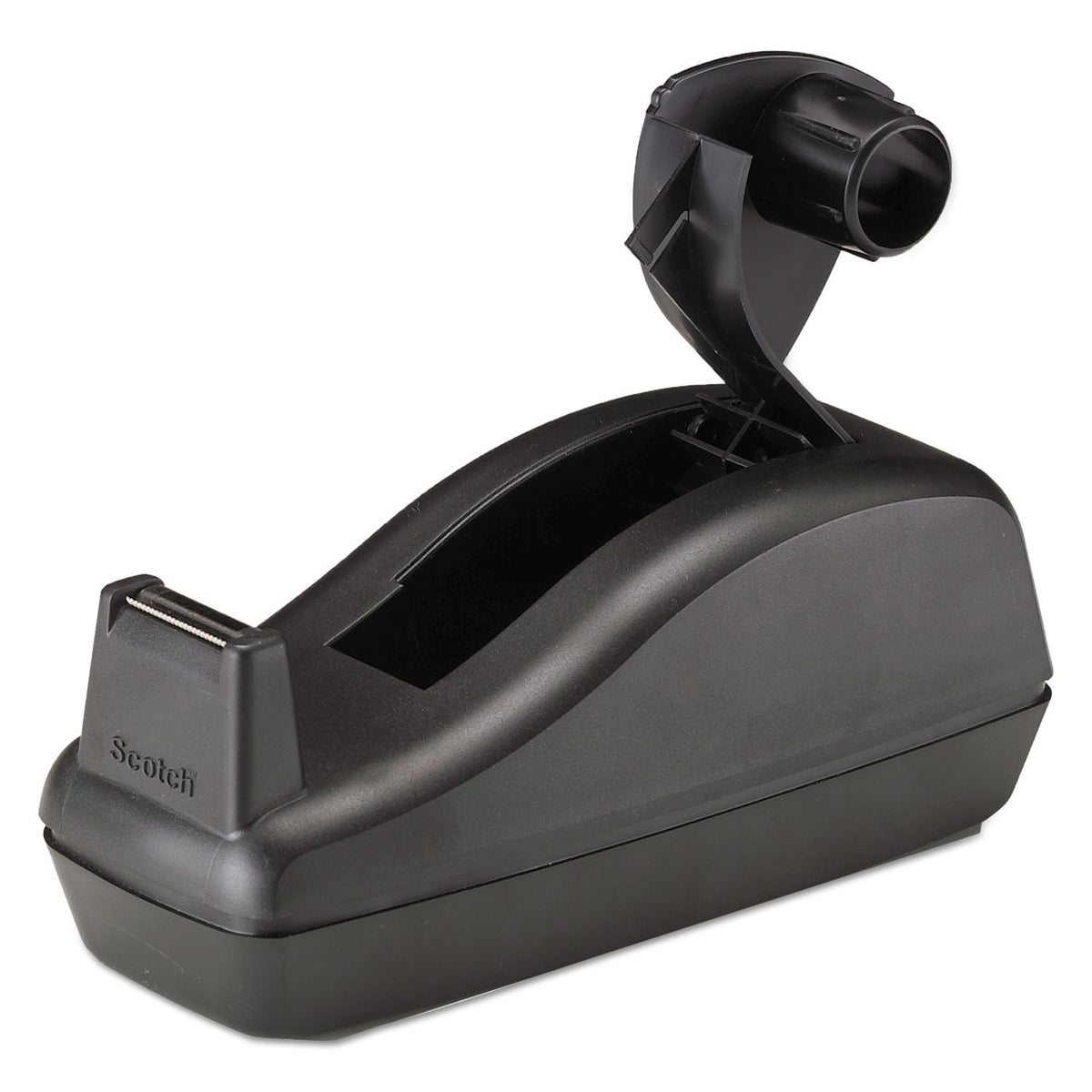 3M Scotch Shoe C-40 Dispensador con cinta Scotch Magic, Deluxe, Negro, 2.54 cm