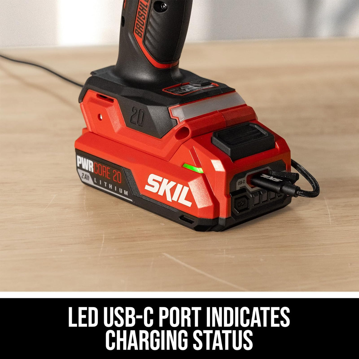 Skil BY5100B-00 batería USB Tipo C 20V 2.0Ah