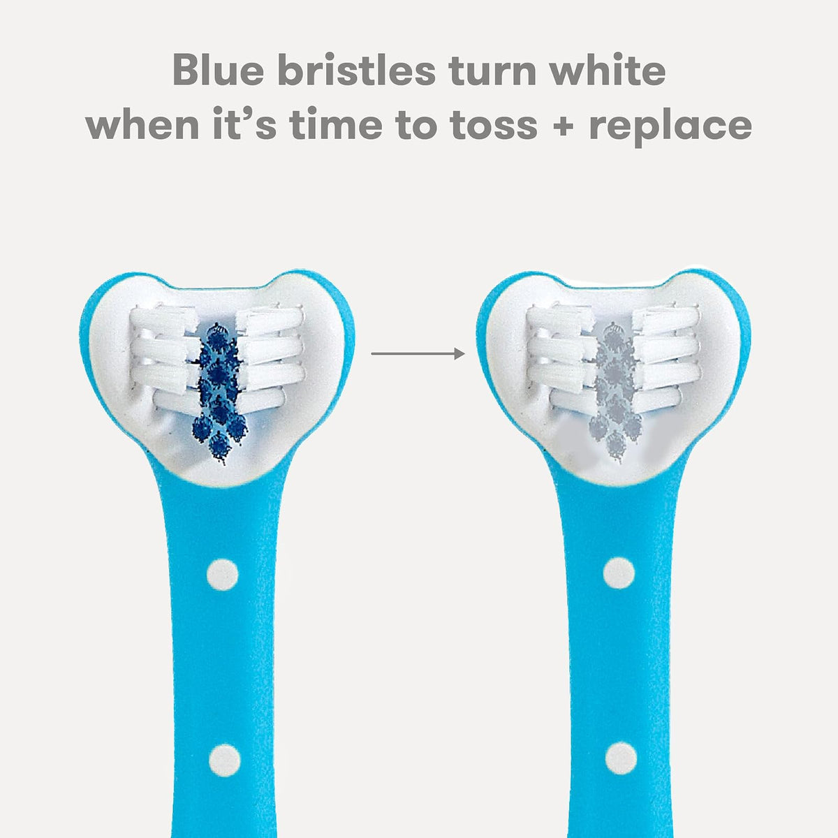 Frida Baby | Cepillo de Dientes de Triple Ángulo para Niños de 2 años o más | Color Azul | 1 pza