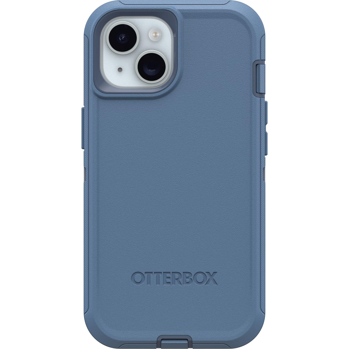 OtterBox Defender Funda para iPhone 15, 14 y 13 con Clip - Azul