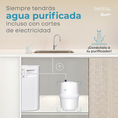 Rotoplas Bebbia Tanque Hidroneumático de plástico