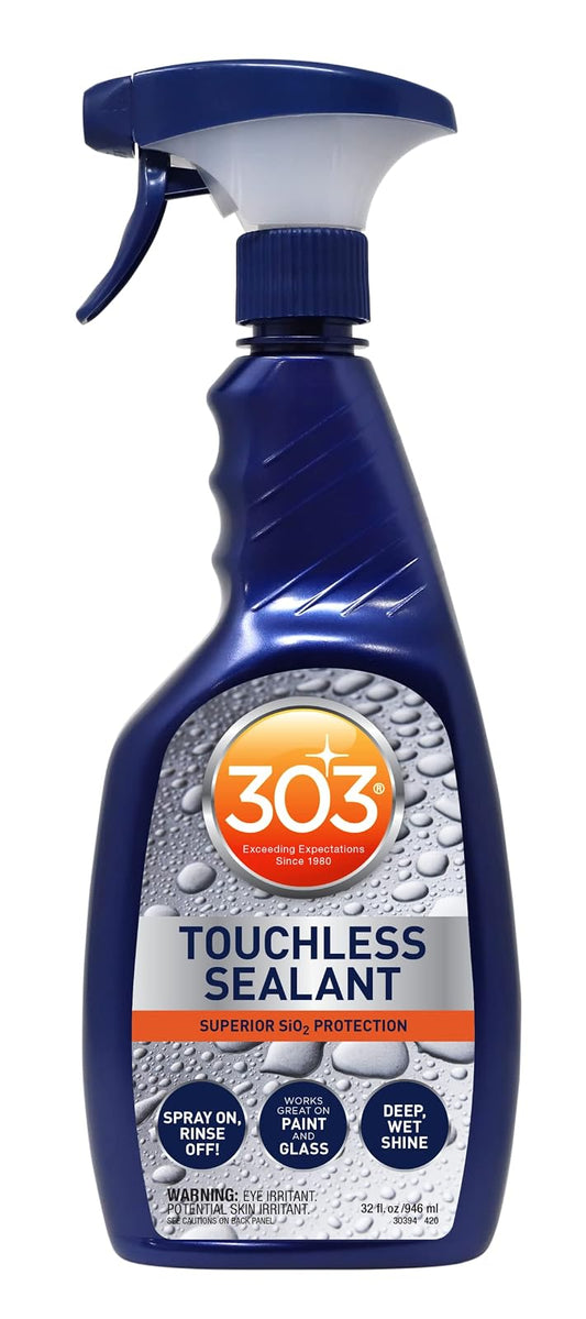 303 Products Sellador sin Contacto – Pintura activada por Agua SiO2 y protección de Vidrio – Encendido por pulverización, Enjuague – Dura 2 Veces más Que W– Brillo Profundo, húmedo, 32 onzas líquidas