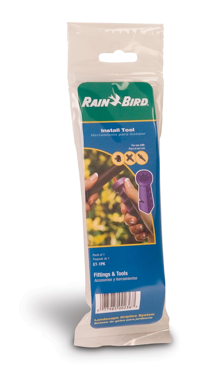 Rain Bird ET/1PK25S - Herramienta de instalación y extracción de emisores de riego por goteo