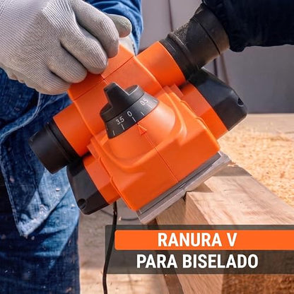 Truper CEPEL-3-1/4A4, Cepillo eléctrico 3-1/4" 850 W, profesional