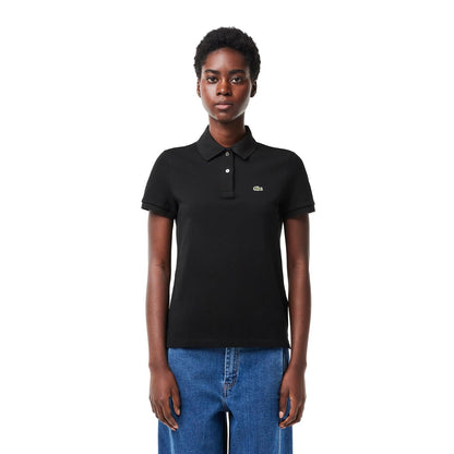Lacoste Polo de Petit Piqué Suave con Corte Regular para Mujer