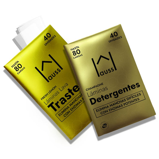 Láminas Detergentes y Lava Trastes Hauss | Sin Plástico, Sin Químicos Tóxicos