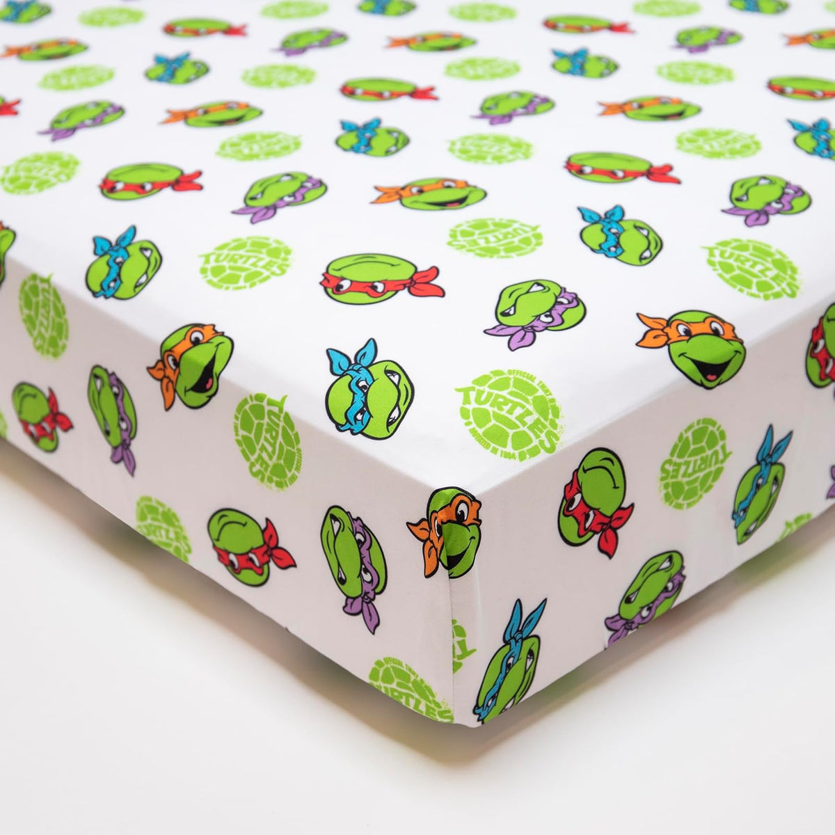 Juego de Ropa de Cama de 4 Piezas Teenage Mutant Ninja Turtles – Incluye edredón, Juego de sábanas, Ajustable + sábana Superior + Funda de Almohada Reversible para Cama de niños, Azul