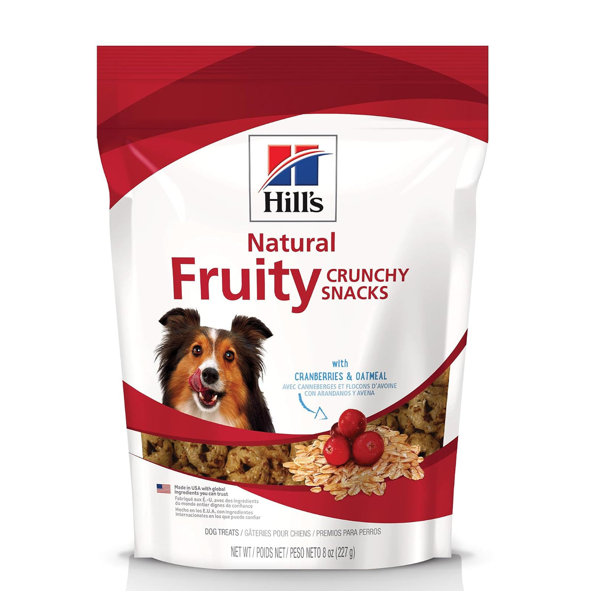 Hill's Science Diet Premios para Perro, Horneados con Ingredientes Naturales - Galleta - Arándanos y avena - 227 g (Paquete de 1)