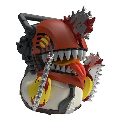 TUBBZ: Chainsaw Man - Denji Devil Hunter - Juguete Coleccionable de Pato de | Producto oficial - Figura de vinilo en caja, ninja de hoja oculta, regalo de fan de anime, decoración de exhibición y pato