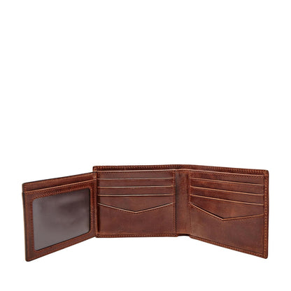 Fossil Ryan portafolios de piel con bloqueo RFID para hombre