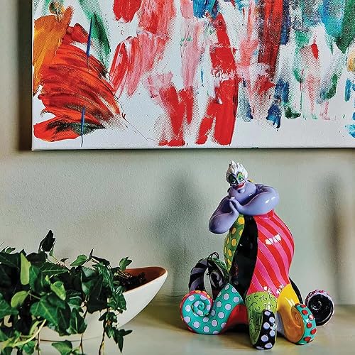 Enesco Disney by Romero Britto The Little Mermaid Ursula Figurine, 8.27 Pulgadas, Multicolor
