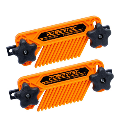 POWERTEC 71553 - Tabla de plumas para sierra de mesa, 2 unidades