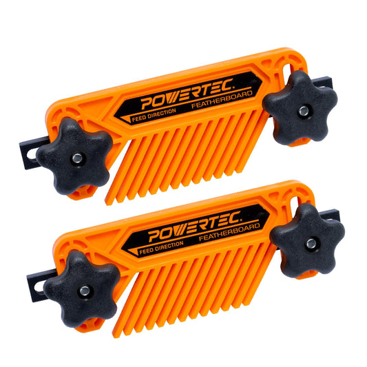 POWERTEC 71553 - Tabla de plumas para sierra de mesa, 2 unidades