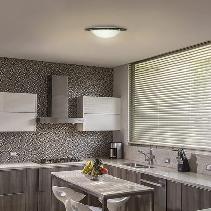Tecnolite - Lámpara LED para Interior, Color Madera Oscuro, Luz Suave Cálida, Base E27
