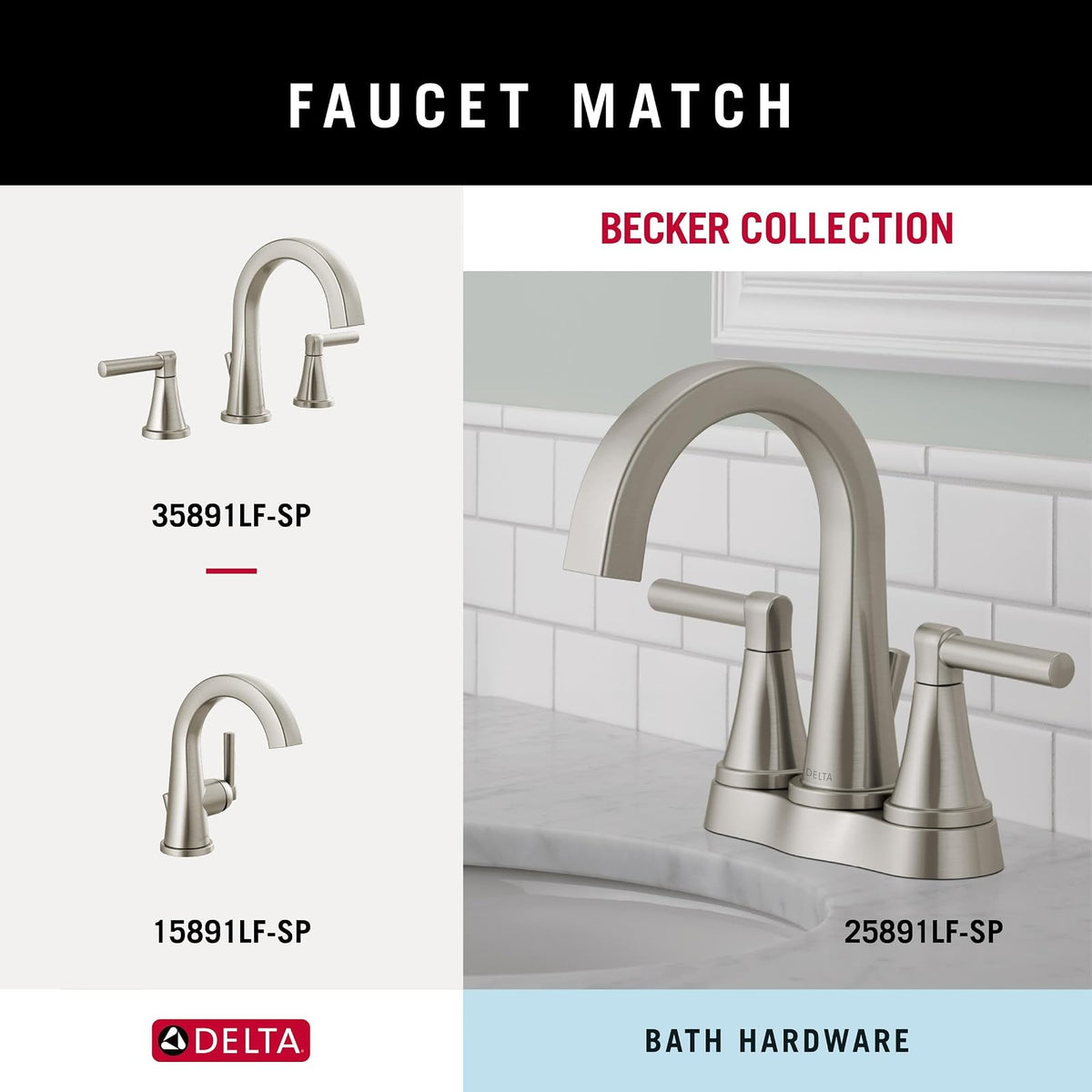 Delta Faucet Becker (1 unidad) Gancho para toalla/bata para baño, SpotShield níquel cepillado, montado en la pared BCK35-DN